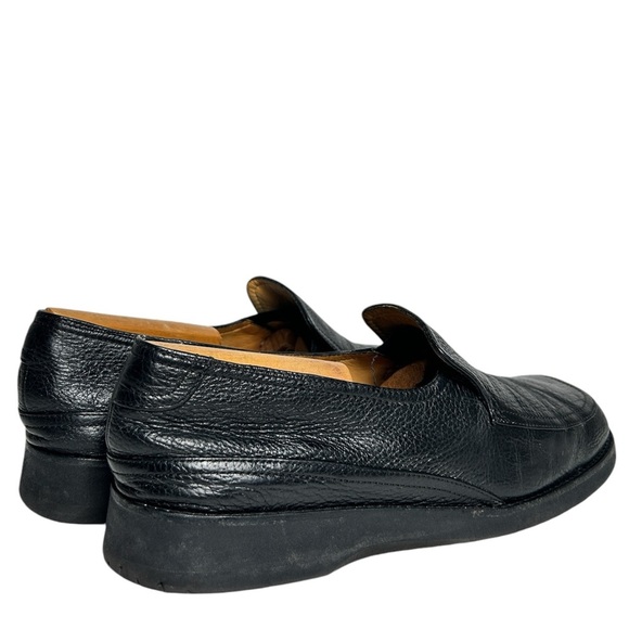 Thierry Rabotin Black Pebbled Leather Loafer Mens Sz. 12.5 main image 5